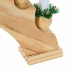 Casa si Gradina - Decoratiuni - Decoratiuni de sezon - Decoratiune de Craciun cu 10 lumanari LED Maro 47 x 5 x 29 cm - Infinity.ro