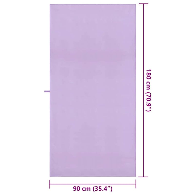 Casa si Gradina - Textile si covoare - Textile baie - Prosoape - Prosoape sport 2 pcs Violet 180 x 90 cm Poliester si poliamida - Infinity.ro