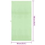 Casa si Gradina - Textile si covoare - Textile baie - Prosoape - Prosoape sport 2 pcs Verde 180 x 90 cm Poliester si poliamida - Infinity.ro