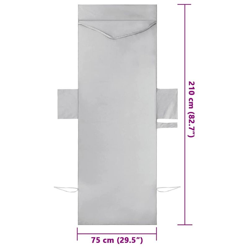 Casa si Gradina - Textile si covoare - Textile baie - Prosoape - Prosoape pentru sezlong 2 pcs Gri 210 x 75 cm - Infinity.ro