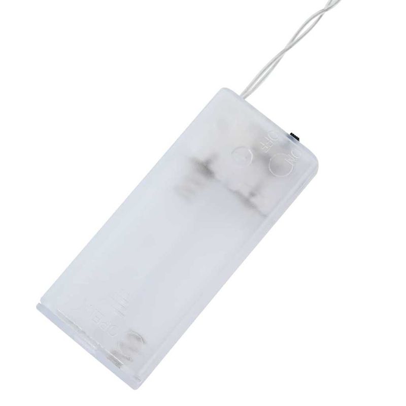 Casa si Gradina - Decoratiuni - Decoratiuni de sezon - Decoratiune de Craciun cu 10 lumanari LED Alb 47 x 5 x 29 cm - Infinity.ro