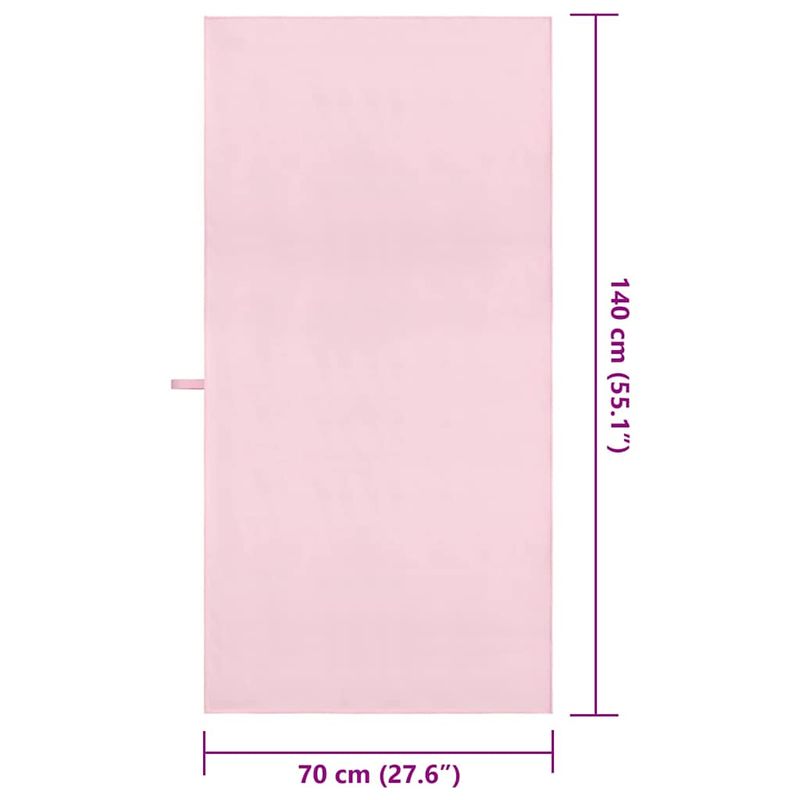 Casa si Gradina - Textile si covoare - Textile baie - Prosoape - Prosoape sport 2 pcs Roz 140 x 70 cm Poliester si poliamida - Infinity.ro