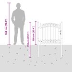 Casa si Gradina - Constructii - Usi interior, exterior si garaj - Usi garaj - Poarta de gard Gri 100 x 100 cm Otel vopsit in pulbere - Infinity.ro