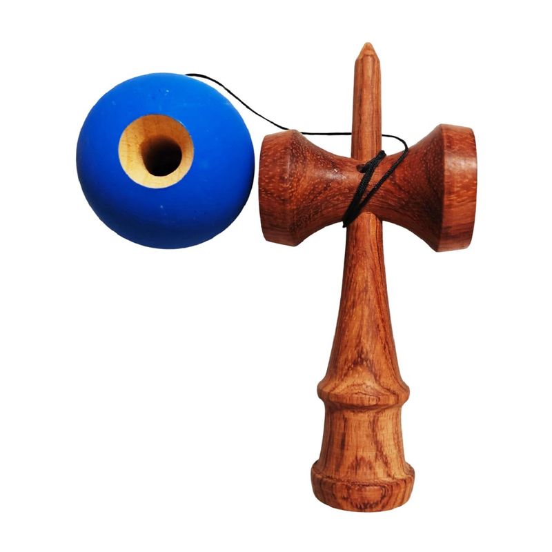 Jucarii, Copii si Bebe - Jucarii si jocuri - Jucarii & jocuri educative - Jucarii interactive - Kendama din lemn natural, Bila silicon mat+ Sticker Waterproof USA pentru telefon, 158KD - Infinity.ro