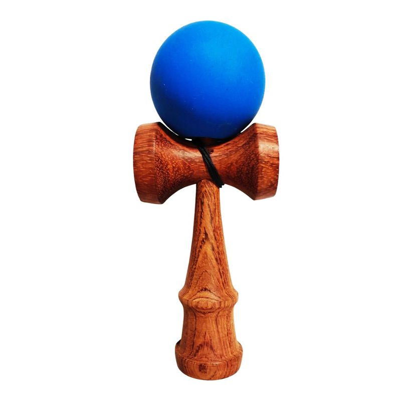 Jucarii, Copii si Bebe - Jucarii si jocuri - Jucarii & jocuri educative - Jucarii interactive - Kendama din lemn natural, Bila silicon mat+ Sticker Waterproof USA pentru telefon, 158KD - Infinity.ro