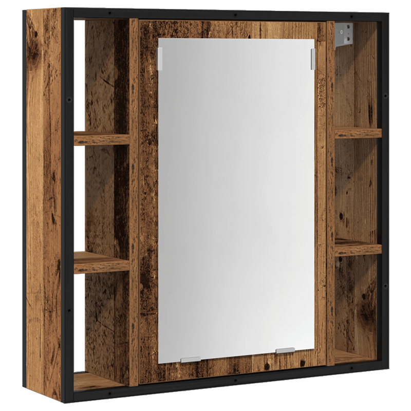 Casa si Gradina - Mobilier - Seturi de mobilier - Seturi baie - Set de Mobilier pentru Baie 2 Piese Lemn Vechi din Lemn Stratificat - Infinity.ro