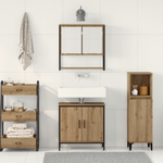 Casa si Gradina - Mobilier - Seturi de mobilier - Seturi baie - Set de mobilier pentru baie din 2 piese din lemn prelucrat Artisan Oak - Infinity.ro