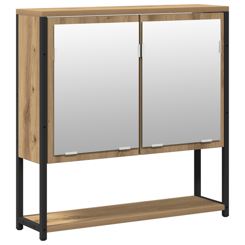 Casa si Gradina - Mobilier - Seturi de mobilier - Seturi baie - Set de mobilier pentru baie din 2 piese din lemn prelucrat Artisan Oak - Infinity.ro