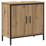Casa si Gradina - Mobilier - Seturi de mobilier - Seturi baie - Set de mobilier pentru baie din 2 piese din lemn prelucrat Artisan Oak - Infinity.ro