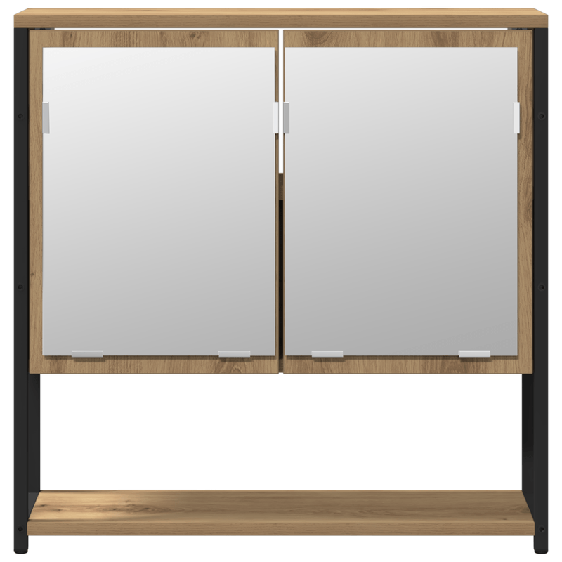 Casa si Gradina - Mobilier - Seturi de mobilier - Seturi baie - Set de mobilier pentru baie din 2 piese din lemn prelucrat Artisan Oak - Infinity.ro