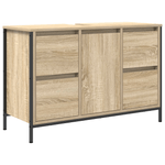 Casa si Gradina - Mobilier - Mobilier baie - Corpuri baie - Set de mobilier pentru baie  2 piese din lemn ingineresc sonoma - Infinity.ro
