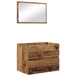 Casa si Gradina - Mobilier - Seturi de mobilier - Seturi baie - Set de mobilier pentru baie 3 pcs Lemn vechi 60 x 38.5 x 45 cm - Infinity.ro