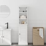 Casa si Gradina - Mobilier - Mobilier baie - Corpuri baie - Set de mobilier pentru baie 2 pcs Maro si alb 37 x 34 x 150 cm - Infinity.ro