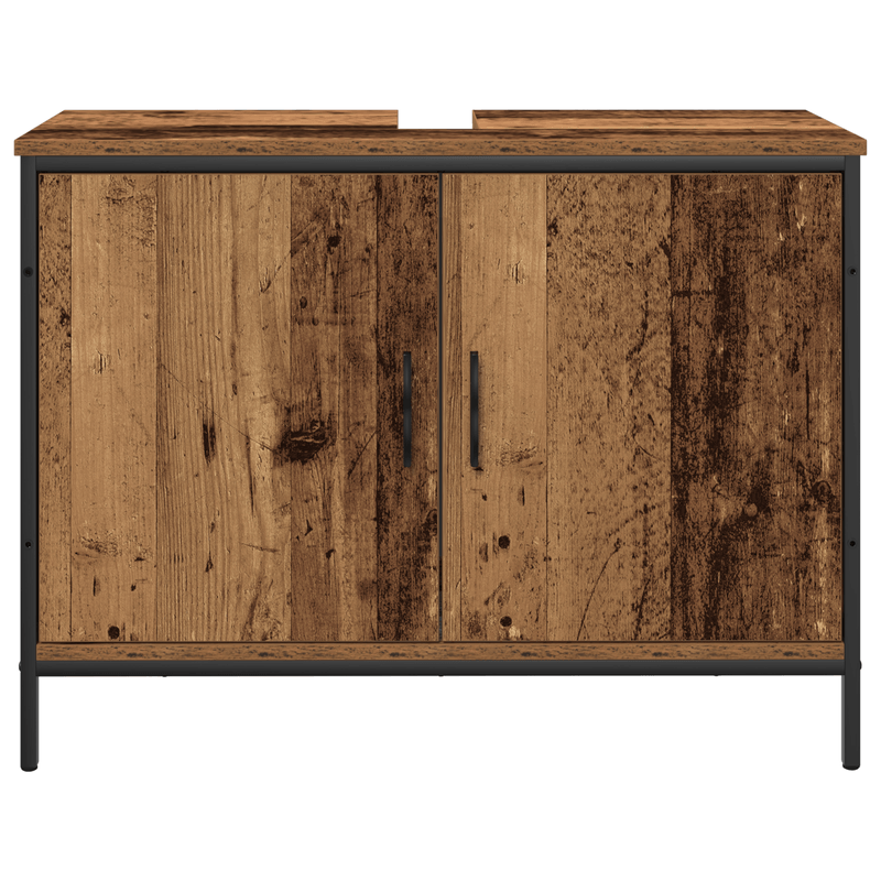 Casa si Gradina - Mobilier - Seturi de mobilier - Seturi baie - Set de Mobilier pentru Baie 3 Piese Lemn Vechi din Lemn Compozit - Infinity.ro
