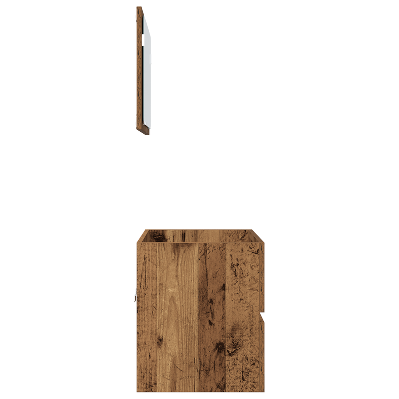 Casa si Gradina - Mobilier - Seturi de mobilier - Seturi baie - Set de Mobilier pentru Baie 2 Piese Lemn Vechi Lemn Prelucrat - Infinity.ro