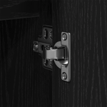 Casa si Gradina - Mobilier - Seturi de mobilier - Seturi baie - Set de mobilier pentru baie 2 piese in stejar negru din lemn prelucrat - Infinity.ro