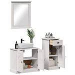 Casa si Gradina - Mobilier - Seturi de mobilier - Seturi baie - Set de mobilier pentru baie 3 pcs Maro 37 x 34 x 80 cm - Infinity.ro