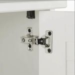 Casa si Gradina - Mobilier - Mobilier baie - Corpuri baie - Set de mobilier pentru baie 2 pcs Maro si alb 37 x 34 x 150 cm - Infinity.ro