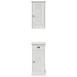 Casa si Gradina - Mobilier - Mobilier baie - Corpuri baie - Set de mobilier pentru baie 2 pcs Maro si alb 37 x 34 x 80 cm - Infinity.ro