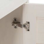 Casa si Gradina - Mobilier - Mobilier baie - Corpuri baie - Set de mobilier pentru baie 2 pcs Maro si alb 37 x 34 x 80 cm - Infinity.ro