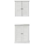 Casa si Gradina - Mobilier - Mobilier baie - Corpuri baie - Set de mobilier pentru baie 2 pcs Maro 67.5 x 34 x 80 cm - Infinity.ro