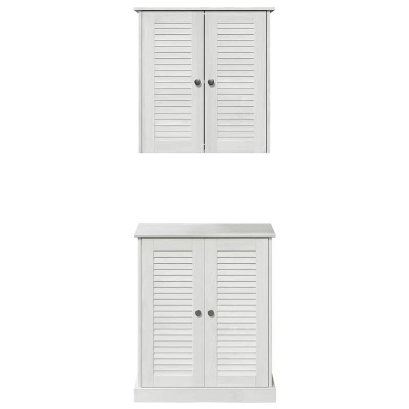 Casa si Gradina - Mobilier - Mobilier baie - Corpuri baie - Set de mobilier pentru baie 2 pcs Maro 67.5 x 34 x 80 cm - Infinity.ro