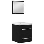 Casa si Gradina - Mobilier - Seturi de mobilier - Seturi baie - Set de mobilier pentru baie Pe perete 2 pcs stejar artizanal - Infinity.ro
