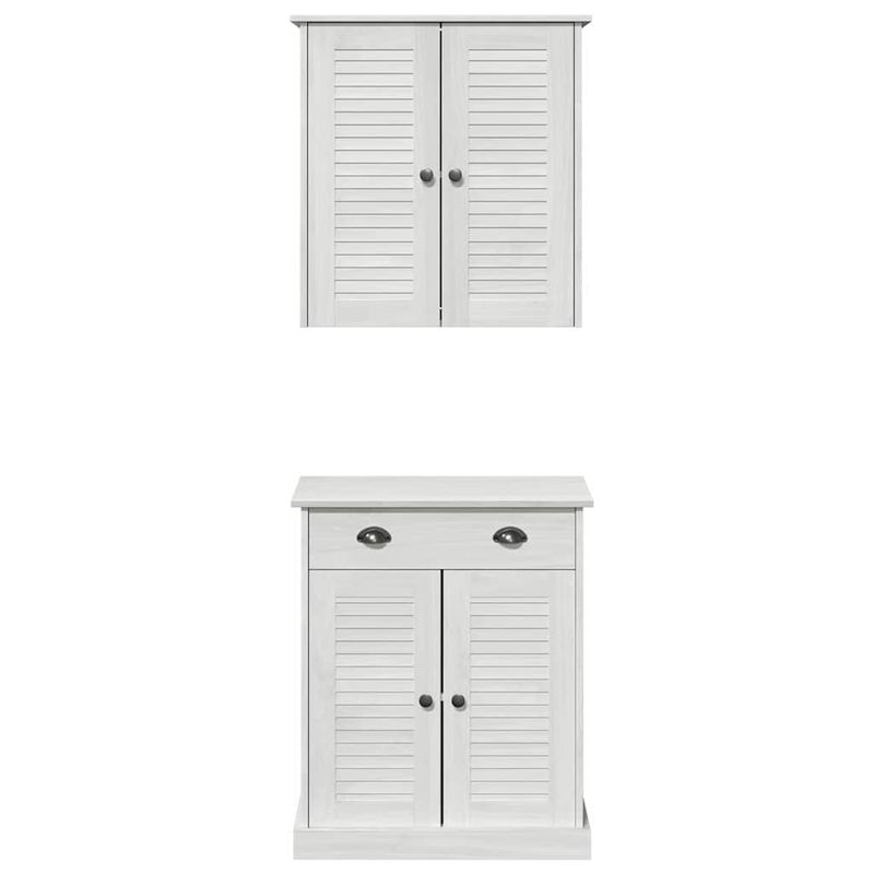 Casa si Gradina - Mobilier - Mobilier baie - Corpuri baie - Set de mobilier pentru baie 2 pcs Maro 67.5 x 34 x 80 cm - Infinity.ro