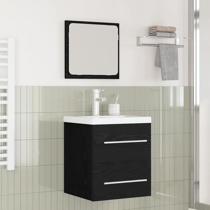Casa si Gradina - Mobilier - Seturi de mobilier - Seturi baie - Set de mobilier pentru baie Pe perete 2 pcs stejar artizanal - Infinity.ro