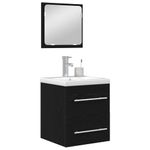 Casa si Gradina - Mobilier - Seturi de mobilier - Seturi baie - Set de mobilier pentru baie Pe perete 2 pcs stejar artizanal - Infinity.ro