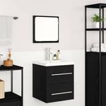 Casa si Gradina - Mobilier - Seturi de mobilier - Seturi baie - Set de mobilier pentru baie Pe perete 2 pcs stejar artizanal - Infinity.ro
