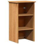 Casa si Gradina - Mobilier - Mobilier baie - Corpuri baie - Set de mobilier pentru baie cu raft 2 pcs Marou si Marou miere - Infinity.ro