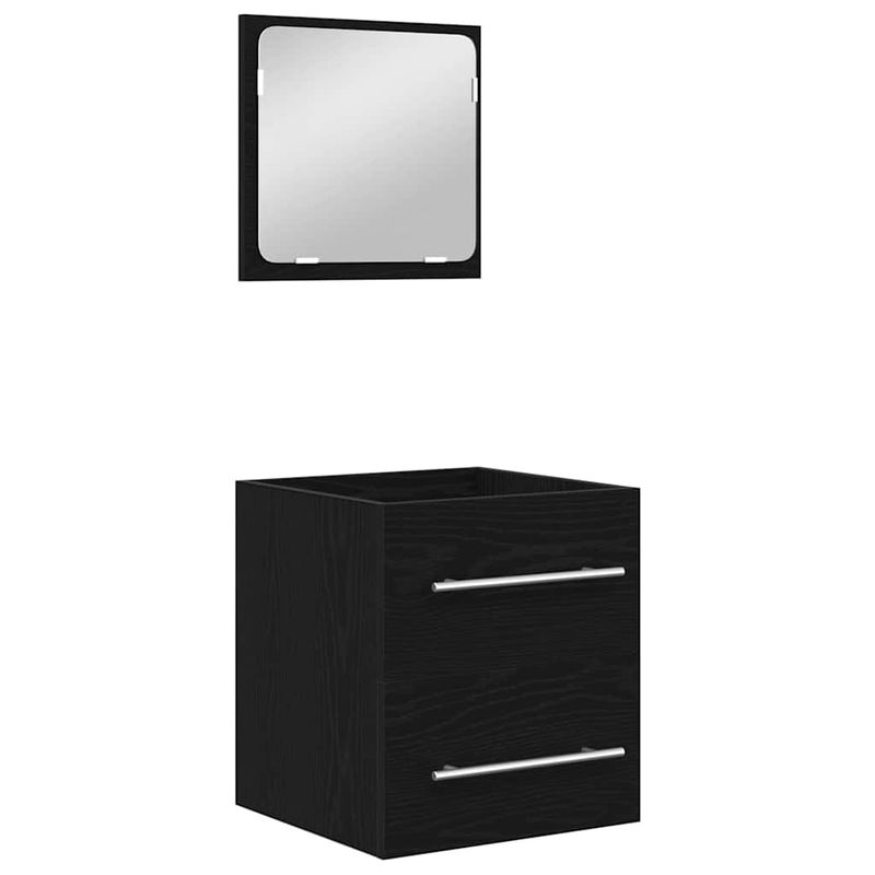 Casa si Gradina - Mobilier - Seturi de mobilier - Seturi baie - Set de mobilier pentru baie Pe perete 2 pcs stejar artizanal - Infinity.ro