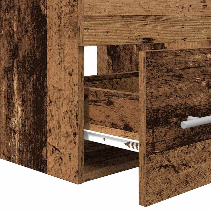 Casa si Gradina - Mobilier - Seturi de mobilier - Seturi baie - Set de mobilier pentru baie 2 pcs Lemn vechi 41 x 38.5 x 48 cm - Infinity.ro