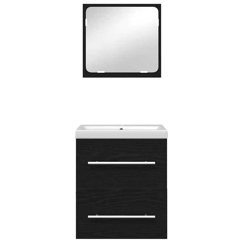 Casa si Gradina - Mobilier - Seturi de mobilier - Seturi baie - Set de mobilier pentru baie Pe perete 2 pcs stejar artizanal - Infinity.ro