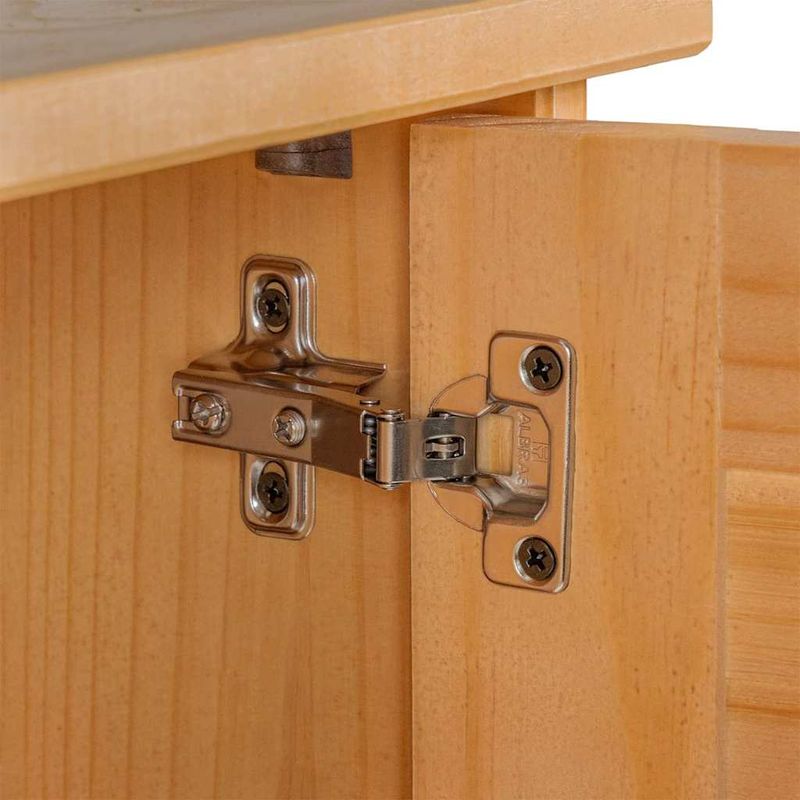 Casa si Gradina - Mobilier - Mobilier baie - Corpuri baie - Set de mobilier pentru baie cu raft 2 pcs Marou si Marou miere - Infinity.ro