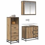 Casa si Gradina - Mobilier - Seturi de mobilier - Seturi baie - Set de mobilier pentru baie cu sertar 3 pcs stejar artizanal - Infinity.ro