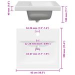 Casa si Gradina - Mobilier - Seturi de mobilier - Seturi baie - Set de mobilier pentru baie 2 pcs Lemn vechi 41 x 38.5 x 48 cm - Infinity.ro