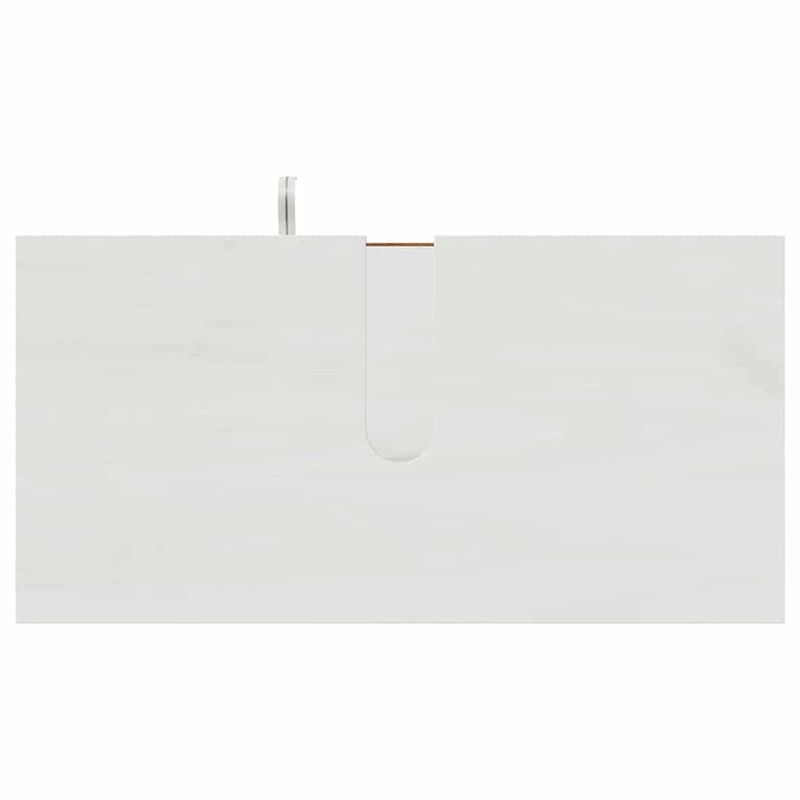 Casa si Gradina - Mobilier - Seturi de mobilier - Seturi baie - Set de mobilier pentru baie cu sertar cu raft Pe perete cu depozitare cu usa cu oglinda 3 pcs alb antichizat - Infinity.ro