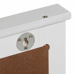 Casa si Gradina - Mobilier - Seturi de mobilier - Seturi baie - Set de mobilier pentru baie cu sertar cu raft Pe perete cu depozitare cu usa cu oglinda 3 pcs alb antichizat - Infinity.ro