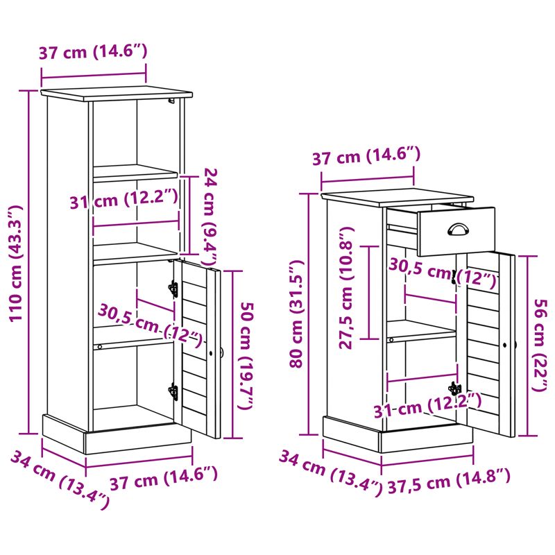 Casa si Gradina - Mobilier - Seturi de mobilier - Seturi baie - Set de mobilier pentru baie cu sertar cu raft Pe perete cu depozitare cu usa cu oglinda 3 pcs alb antichizat - Infinity.ro