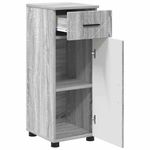Casa si Gradina - Mobilier - Mobilier baie - Corpuri baie - Set de mobilier pentru baie 3 pcs sonoma gri 61 x 35 x 64 cm - Infinity.ro