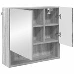 Casa si Gradina - Mobilier - Mobilier baie - Corpuri baie - Set de mobilier pentru baie 3 pcs sonoma gri 61 x 35 x 64 cm - Infinity.ro