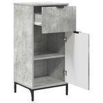 Casa si Gradina - Mobilier - Seturi de mobilier - Seturi baie - Set de mobilier pentru baie 2 pcs Gri beton 39.5 x 36 x 88 cm - Infinity.ro