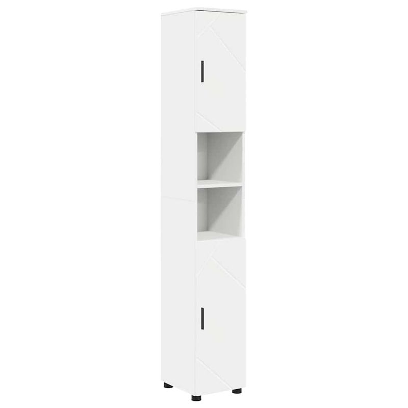 Casa si Gradina - Mobilier - Mobilier baie - Corpuri baie - Set de mobilier pentru baie Pe perete 5 pcs Alb 61 x 35 x 64 cm - Infinity.ro