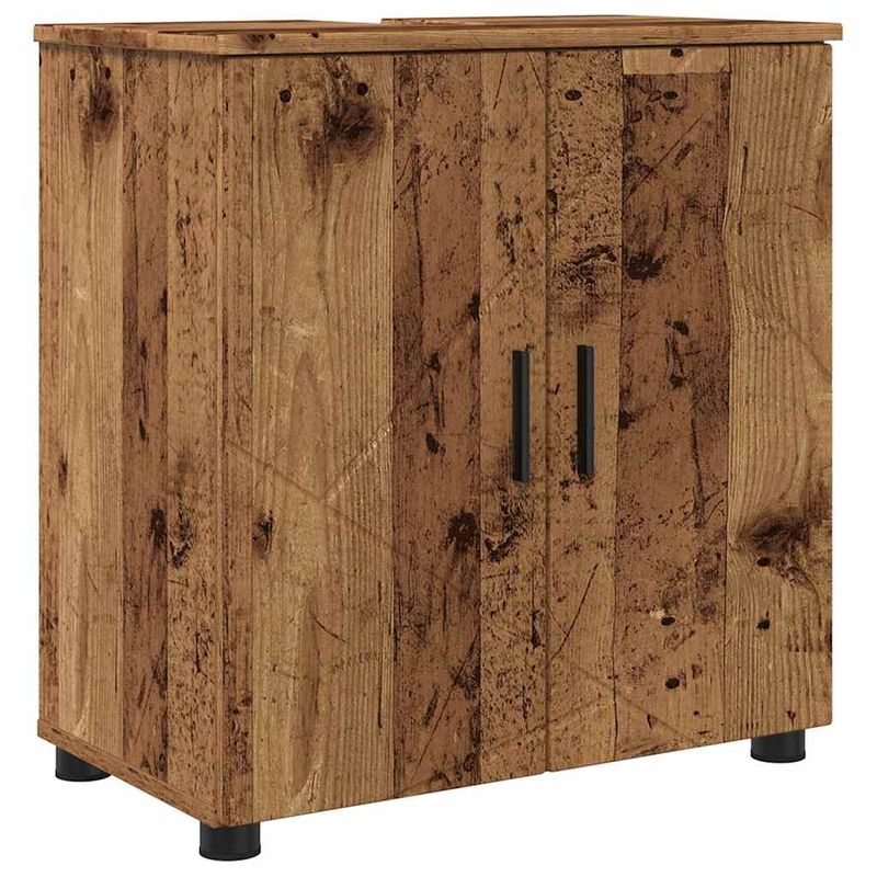 Casa si Gradina - Mobilier - Mobilier baie - Corpuri baie - Set de mobilier pentru baie 4 pcs Lemn vechi 61 x 35 x 64 cm - Infinity.ro