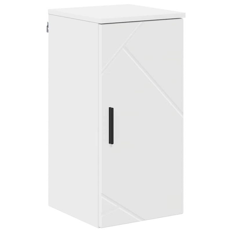 Casa si Gradina - Mobilier - Mobilier baie - Corpuri baie - Set de mobilier pentru baie Pe perete 5 pcs Alb 61 x 35 x 64 cm - Infinity.ro