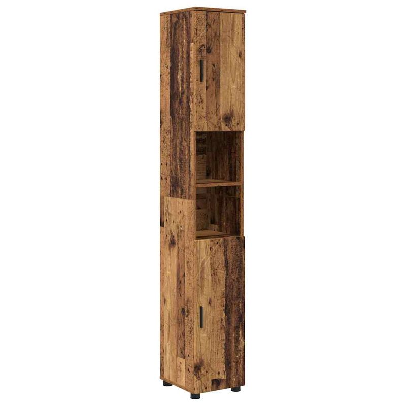 Casa si Gradina - Mobilier - Mobilier baie - Corpuri baie - Set de mobilier pentru baie 4 pcs Lemn vechi 61 x 35 x 64 cm - Infinity.ro