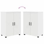 Casa si Gradina - Mobilier - Seturi de mobilier - Seturi baie - Set de mobilier pentru baie cu raft 4 pcs Alb 30 x 35 x 192 cm - Infinity.ro