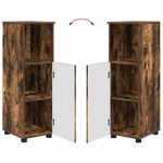 Casa si Gradina - Mobilier - Mobilier baie - Corpuri baie - Set de mobilier pentru baie 5 pcs Stejar afumat 61 x 35 x 64 cm - Infinity.ro